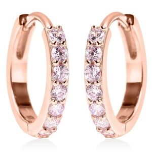 14K Rose Gold Over Sterling Silver Pink stones will look great w/ Morganite etc.
